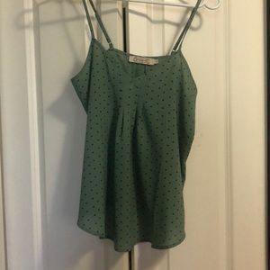 Heart patterned dressy tank-top